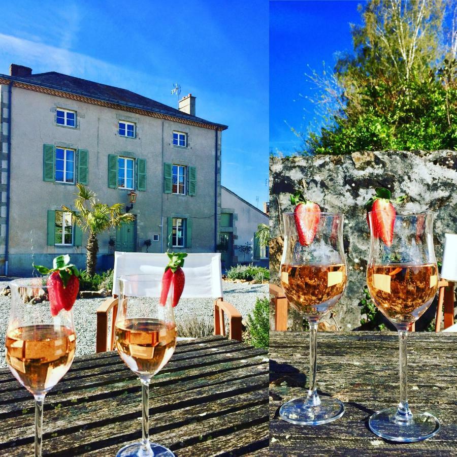 Maison Hirondelles Hôtes Acomodação com café da manhã Mezieres-sur-Issoire Exterior foto